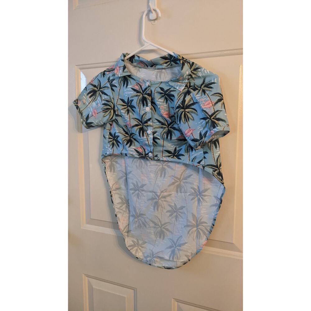 Poochie & Co. Hawaiian Maui Dog Shirt XXXL